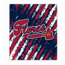 Flores Braves Sublimated Turbo Fleece Blanket